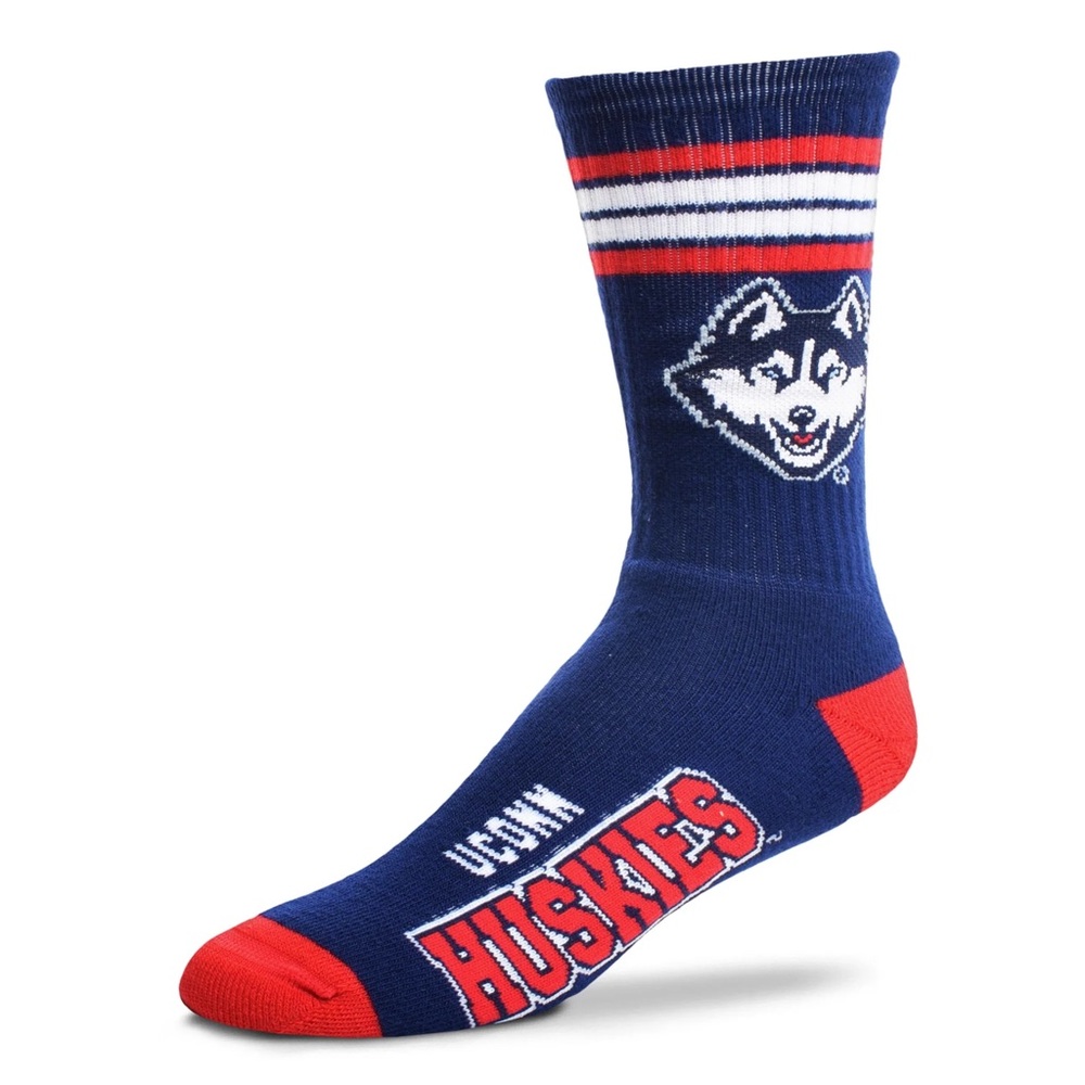 For Bare Feet UCONN Huskies
4 Stripe Deuce